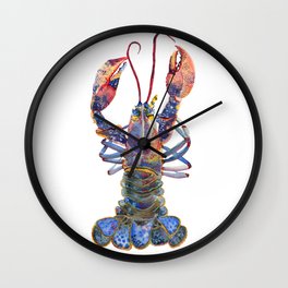 Kaliedoscope Lobster Wall Clock