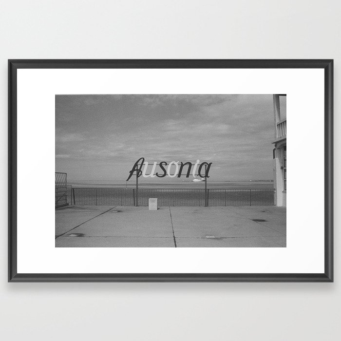 Ausonia Beach Club Framed Art Print