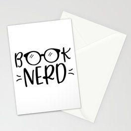 Book Nerd Stationery Card