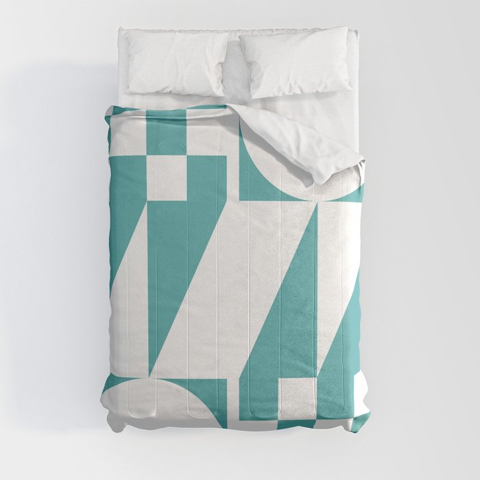 Geometrical modern simplicity 3 Comforter