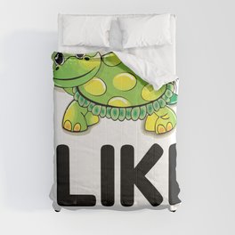 I like turtle funny Comforter
