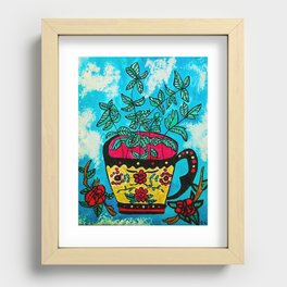 Magic Teacup Recessed Framed Print