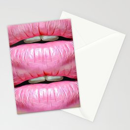 Sexy lips Stationery Cards