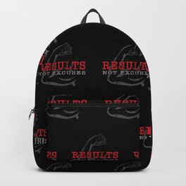 Results Not Excuses Backpack