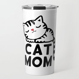 Cat Mom Travel Mug