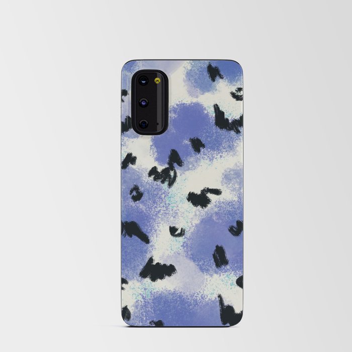 Blue watercolor pattern Android Card Case