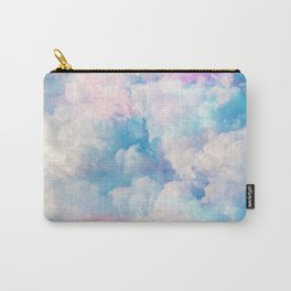 Pretty Rainbow Pastel Clouds Aesthetic design Carry-All Pouch | Pinkcolor, Rainbowcolors, Photo, Pastelcloud, Amazingnebula, Bluecolor, Glowingstars, Yellowcolor, Galaxynebula, Greencolor 