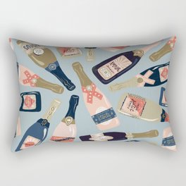 French Champagne Collection – Navy & Coral Rectangular Pillow