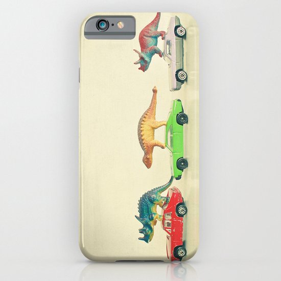 Dinosaurs Ride Cars iPhone & iPod Case