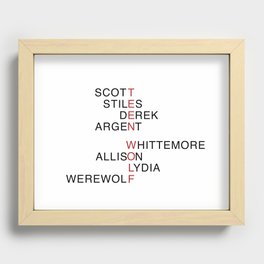 Teen Wolf  Recessed Framed Print