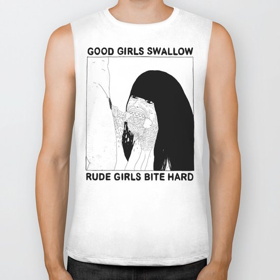 GOOD GIRLS VS RUDE GIRLS Biker Tank