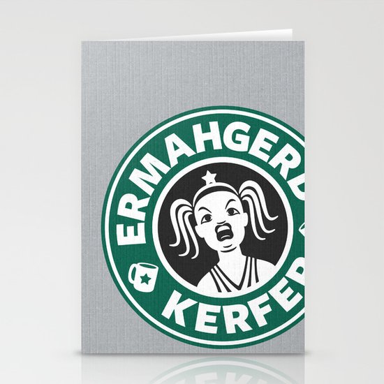 Ermahgerd, Kerfer! Stationery Cards