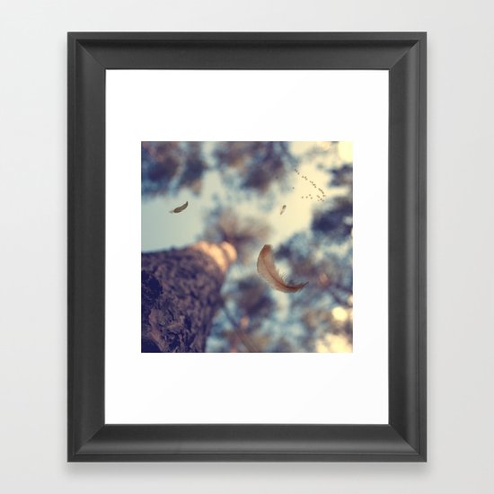 Gift from above Framed Art Print