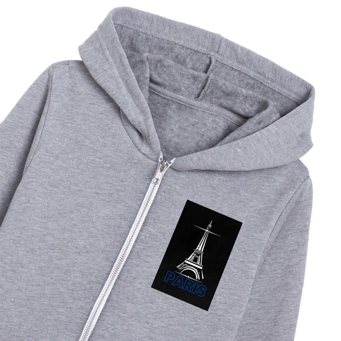 Paris Tour-eiffel Kids Zip Hoodie