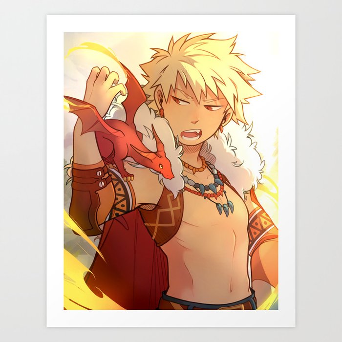 King Bakugou Art Print By Taichichuwhat Society6
