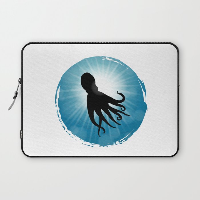 Octopus Underwater Aquatic Animals Laptop Sleeve