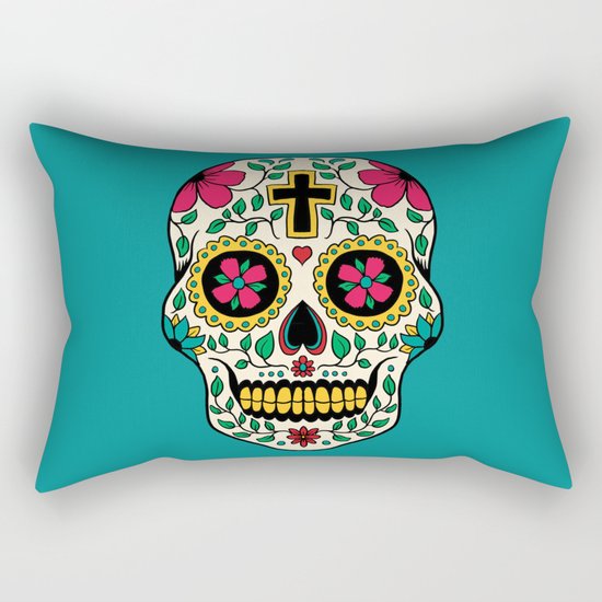 Skull Tattoo Rectangular Pillow