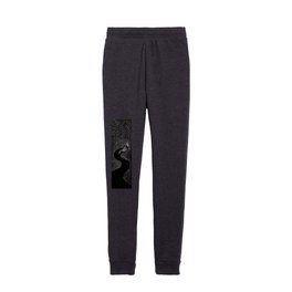 Starry Orca (Black Version) Kids Joggers