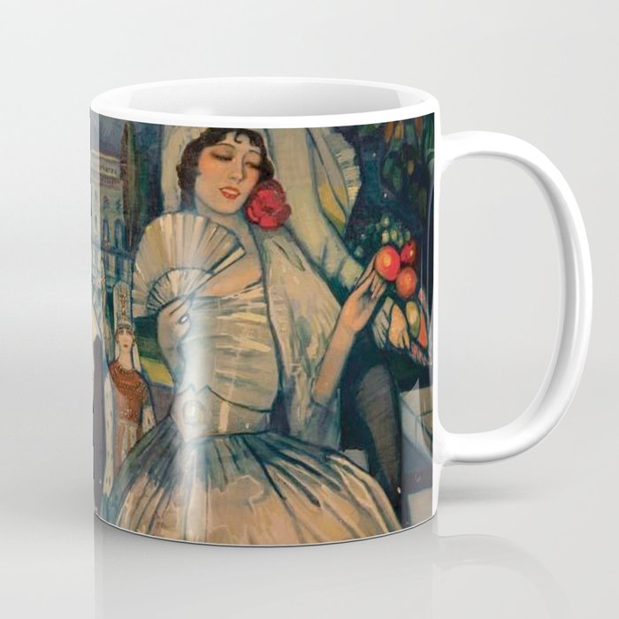 Marion Davis Monumental Portrait of the Gilded Age landscape painting by Federico Beltran Masses Coffee Mug
