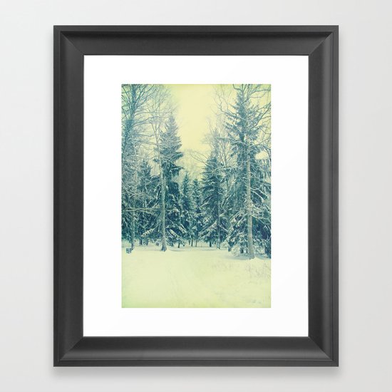 Once upon a December Framed Art Print
