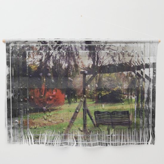 Rainy Autumn Day Wall Hanging By Goldenviews Society6