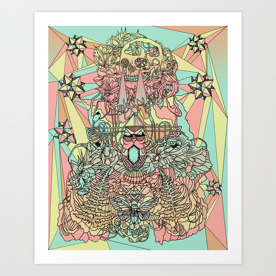 the functioning parts Art Print