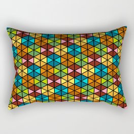 Hexagon Pattern Two Rectangular Pillow