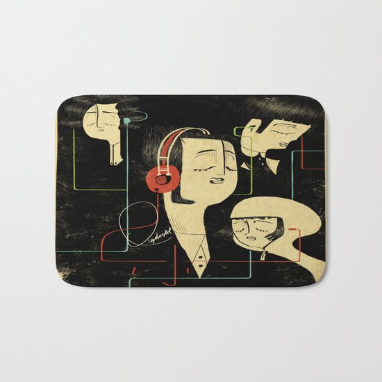 乐 Music Lovers / Vintage Bath Mat