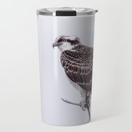 Osprey, Bird Photography, Birds of Prey, Fish Hawk, Wildlife Photography, Minimalist Photo Travel Mug