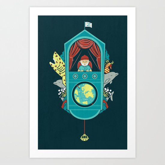 Aquatic Adventurer Art Print