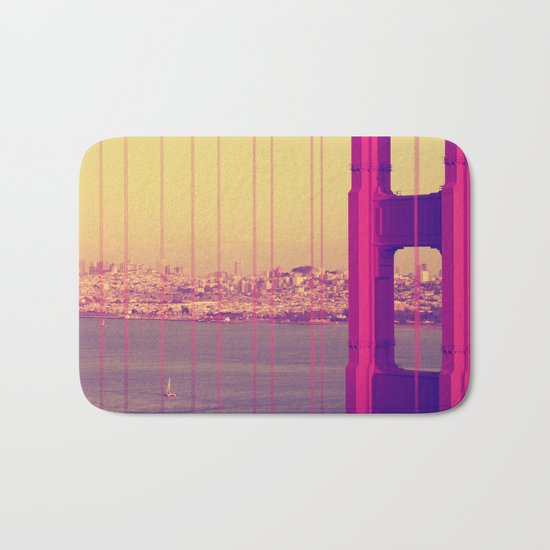 Golden Gate Into San Francisco Bath Mat