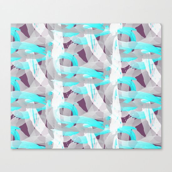Out of the blue pattern Canvas Print