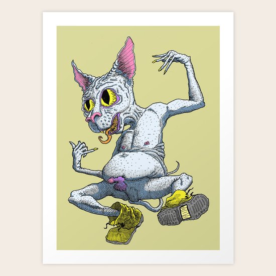 Jewcat Art Print