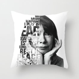 Joan Didion Throw Pillow