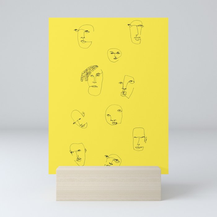 Feeling yellow Mini Art Print