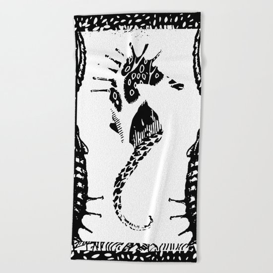 SEAHORSE 3 Beach Towel