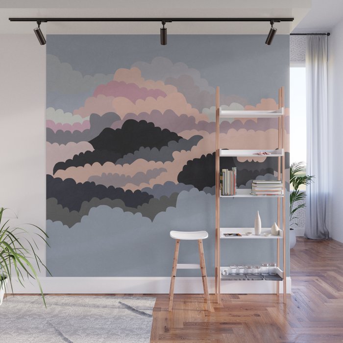 Magic Sunset Clouds Wall Mural