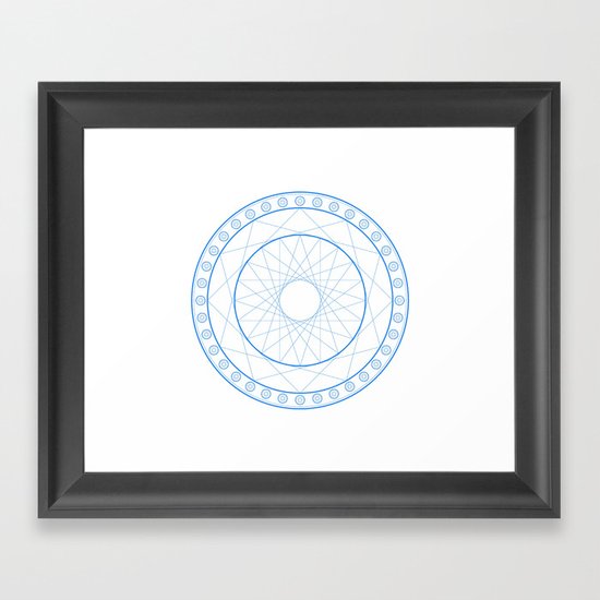 Anime Magic Circle 11 Framed Art Print