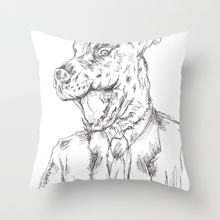 Unleashed 2 Throw Pillow