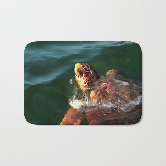 Loggerhead Turtle Bath Mat