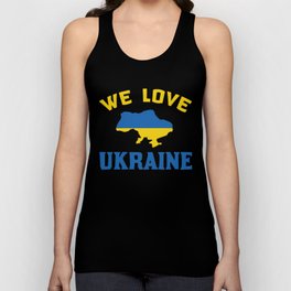 We Love Ukraine Unisex Tank Top