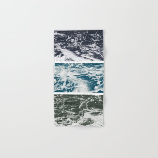 SaltWater Tryptych Variation II Hand & Bath Towel