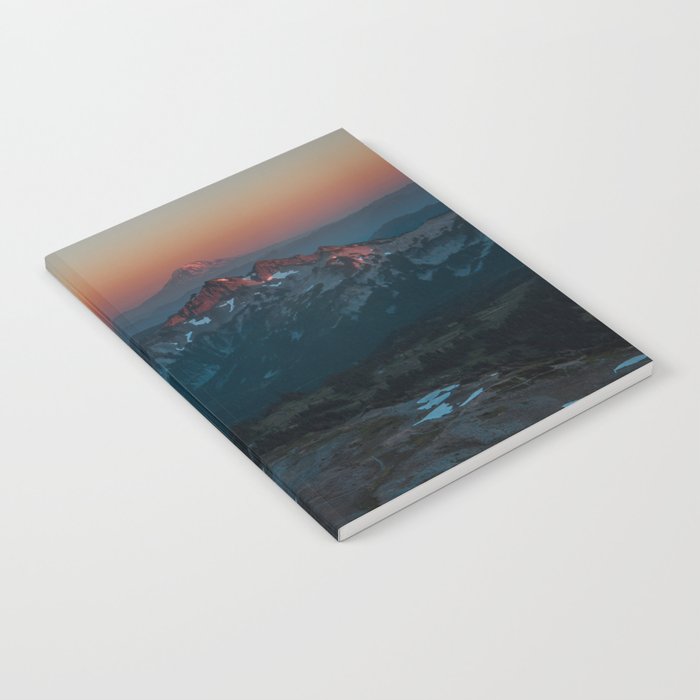 Mount Hood sunset from Mount Rainier Notebook