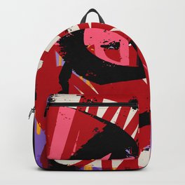 African Pop Art Graffiti  Backpack