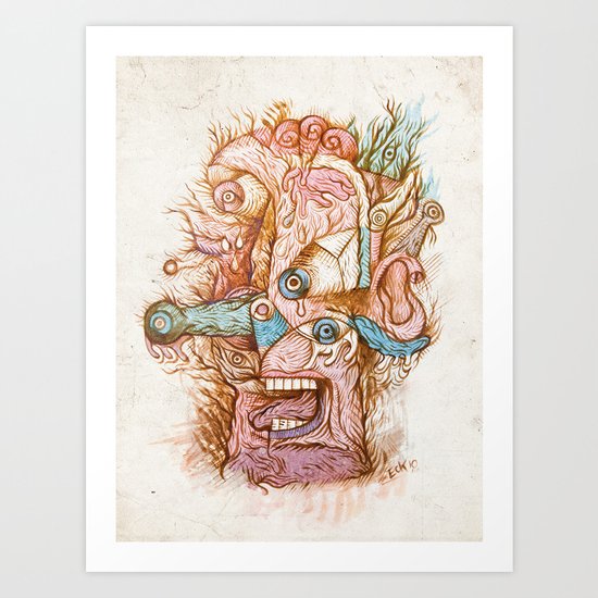 Mal de teté - the print Art Print