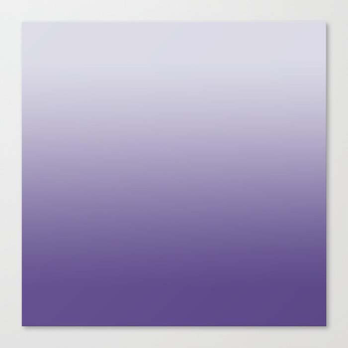 Ombre Ultra Violet Gradient Motif Canvas Print
