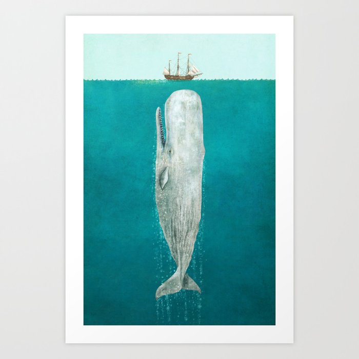 The Whale - Full Length  Art Print