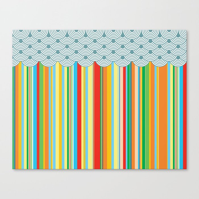 the stripes Canvas Print