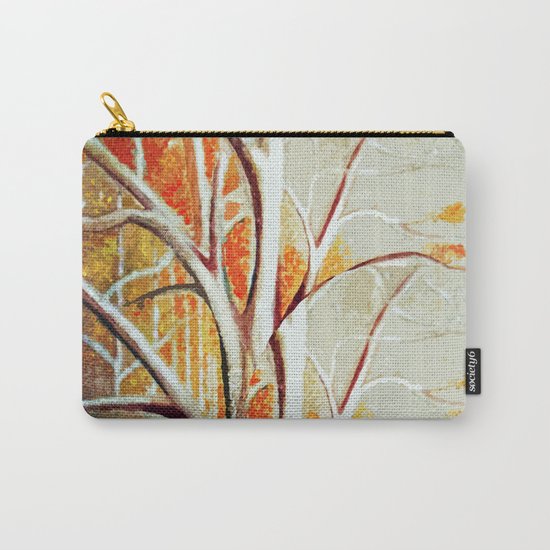 Fall Tree Leaves Carry-All Pouch