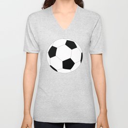 Soccer Ball Football V Neck T Shirt